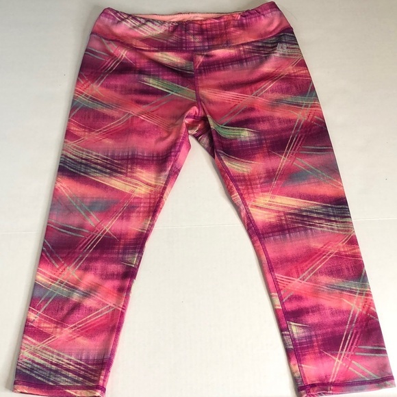 RBX Leggings Womens Multicolor Pants Athletic Work Out Lightweight Yoga Size L - Picture 6 of 8